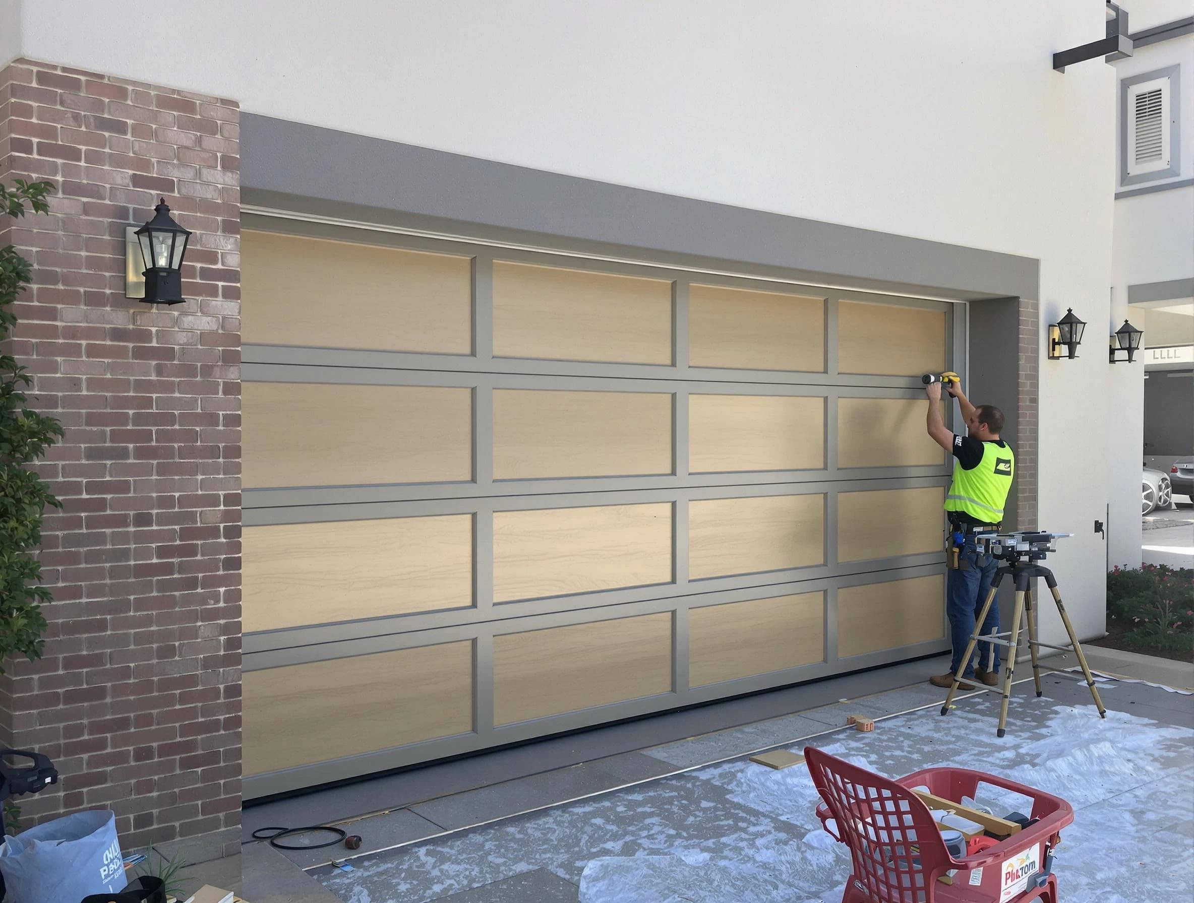 Garage door replacement service by Mount Pleasant Garage Door Repair in Mount Pleasant