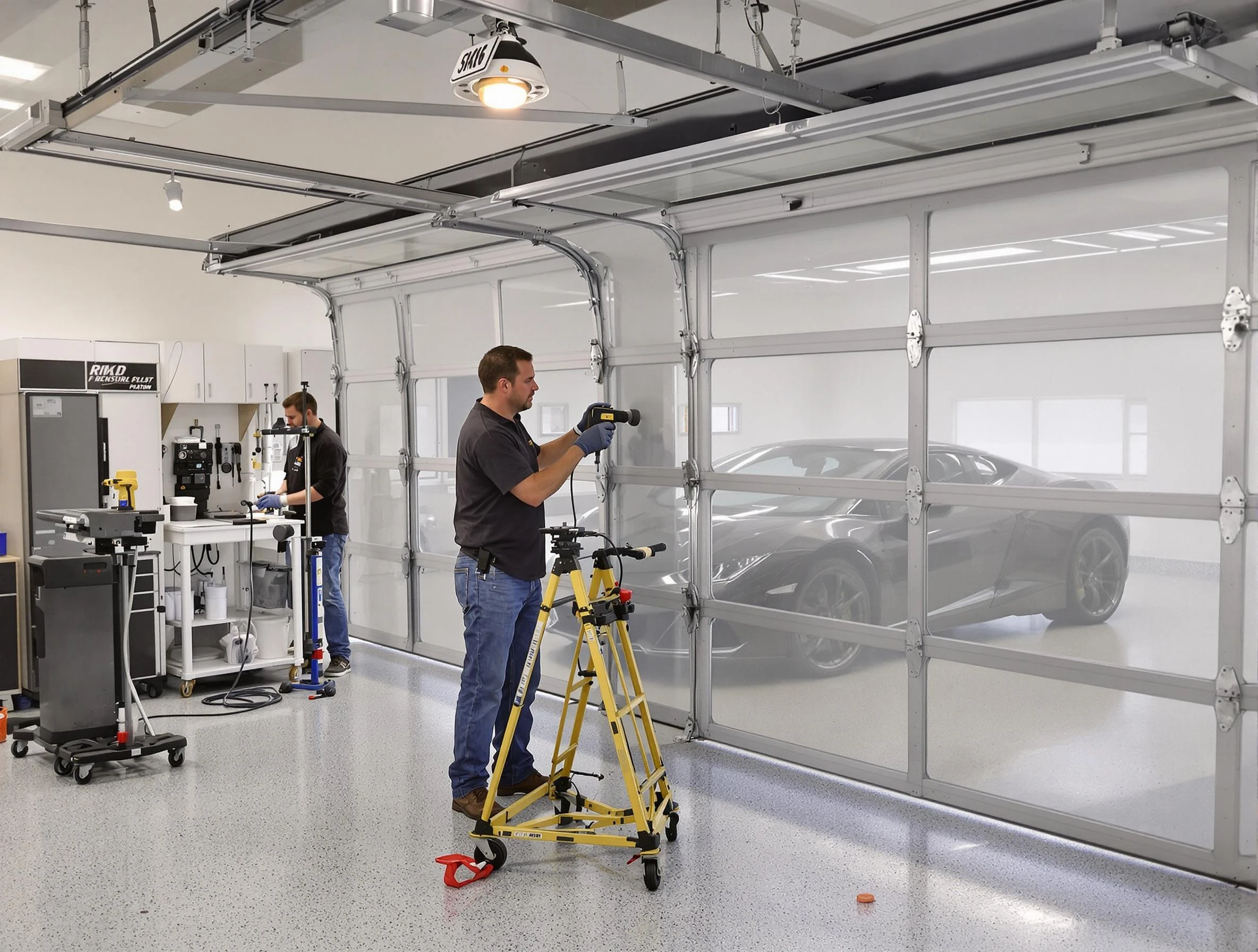 Garage Door Dents Repair in Mount Pleasant