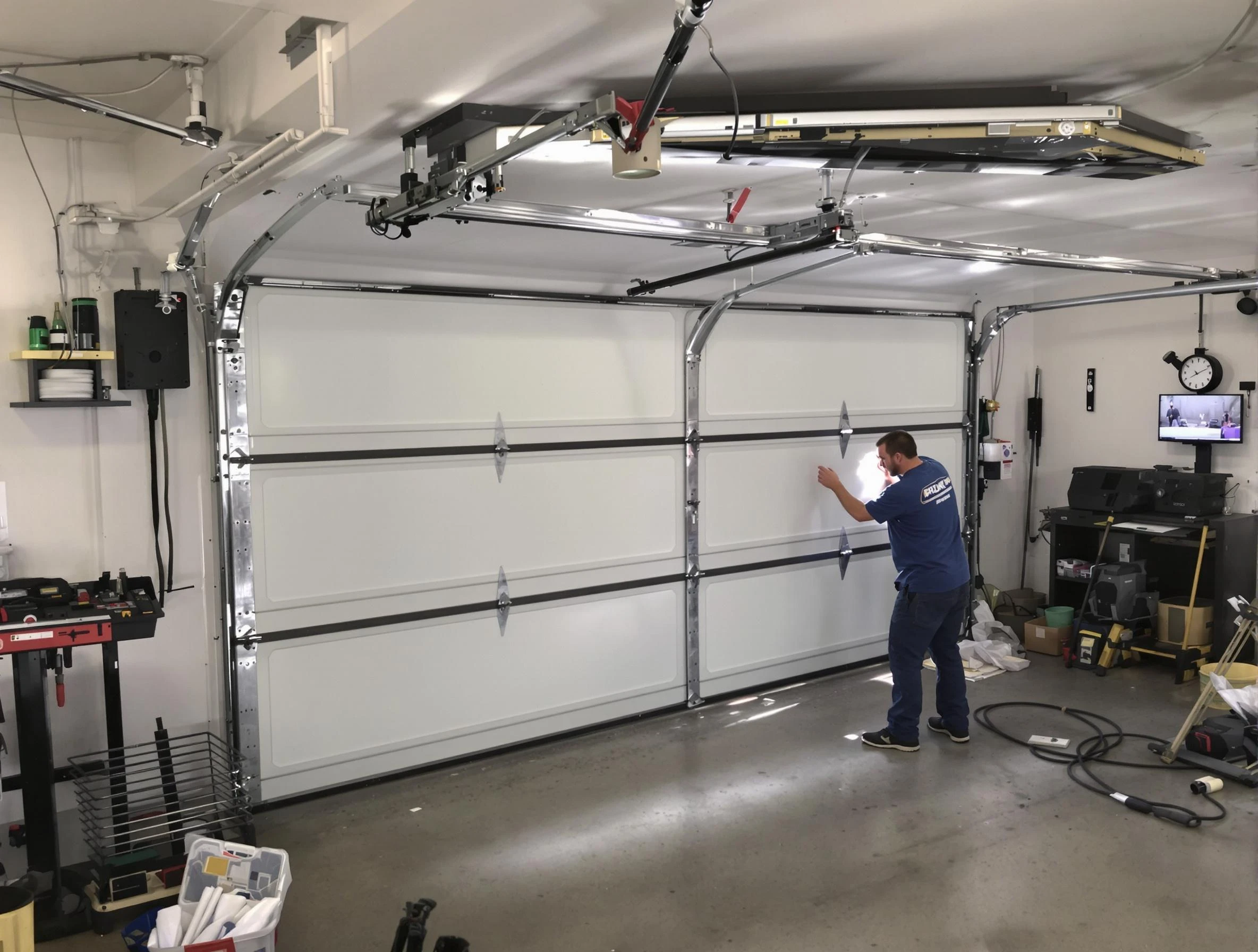Professional garage door repair service by Mount Pleasant Garage Door Repair in Mount Pleasant