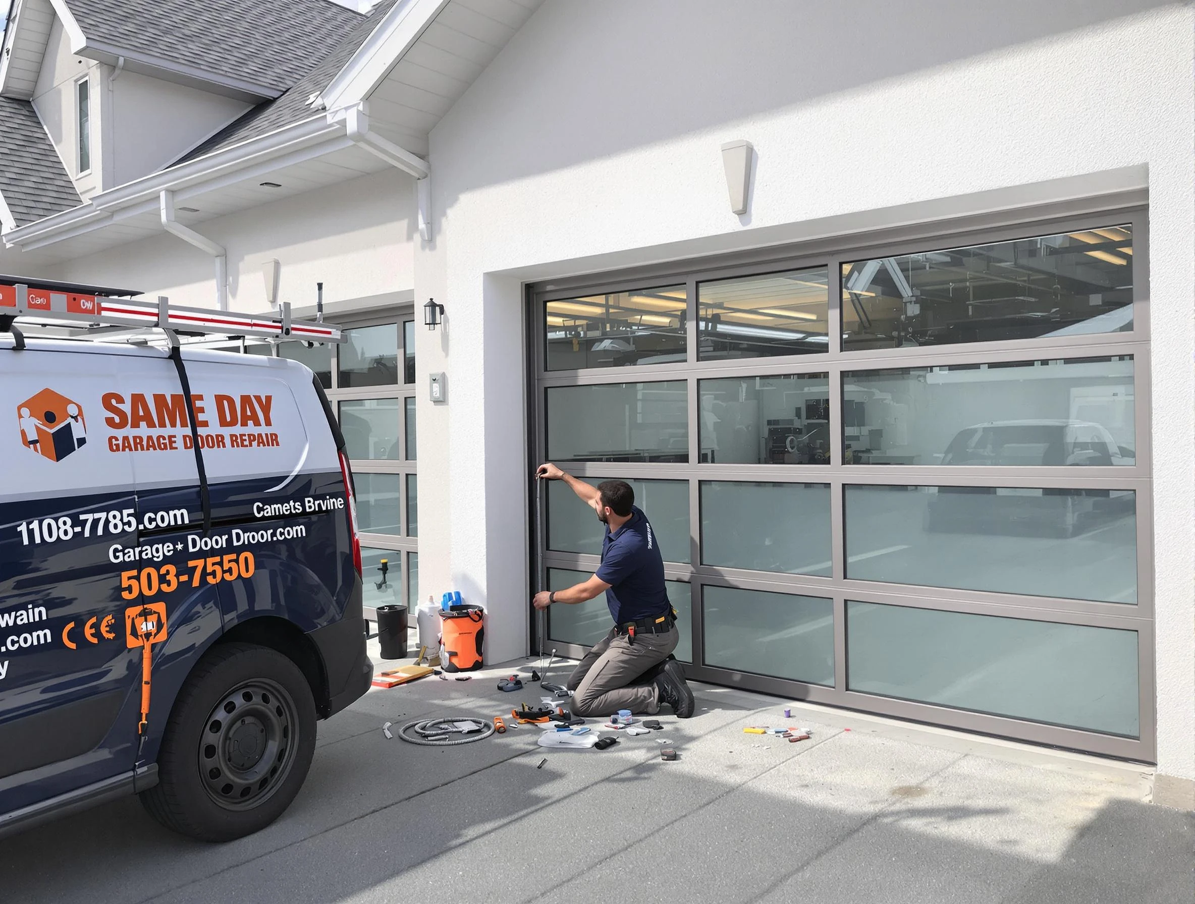 Same-day garage door repair service by Mount Pleasant Garage Door Repair in Mount Pleasant
